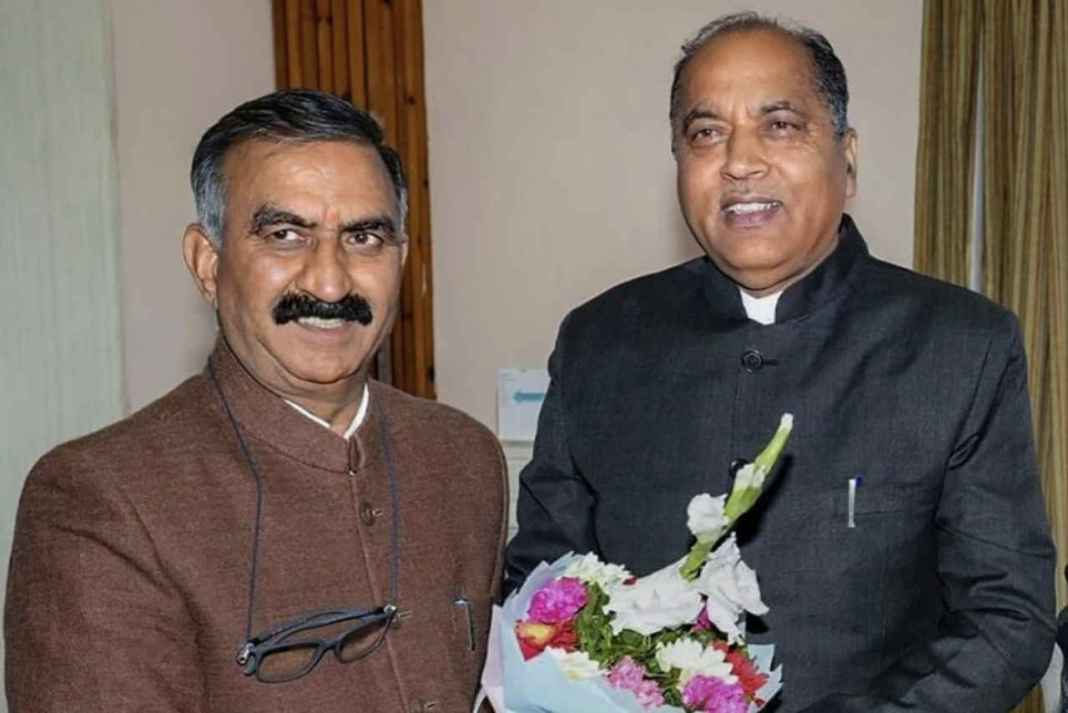 CM Sukhu and Jairam Thakur
