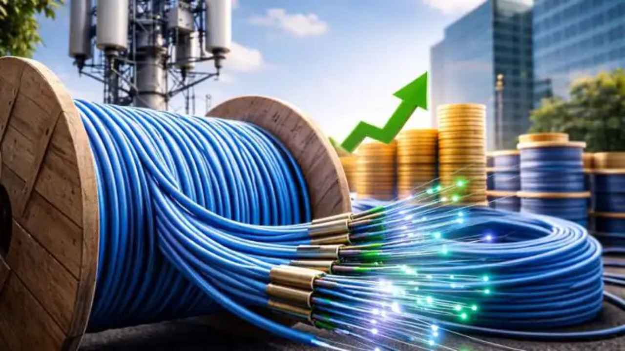 10,000 करोड़ का महा-कॉन्ट्रैक्ट! 100 रुपये से सस्ते इस शेयर ने पकड़ी रॉकेट सी रफ्तार, निवेशकों की चांदी optical fibre