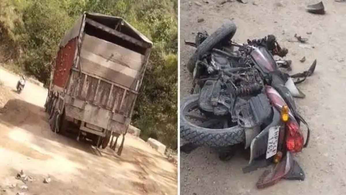 कांगड़ा में खौफनाक सड़क हादसा: काल बनकर आया तेज रफ्तार ट्रक, पल भर में बिछ गई 25 साल के युवक की लाश Accident in Jwali