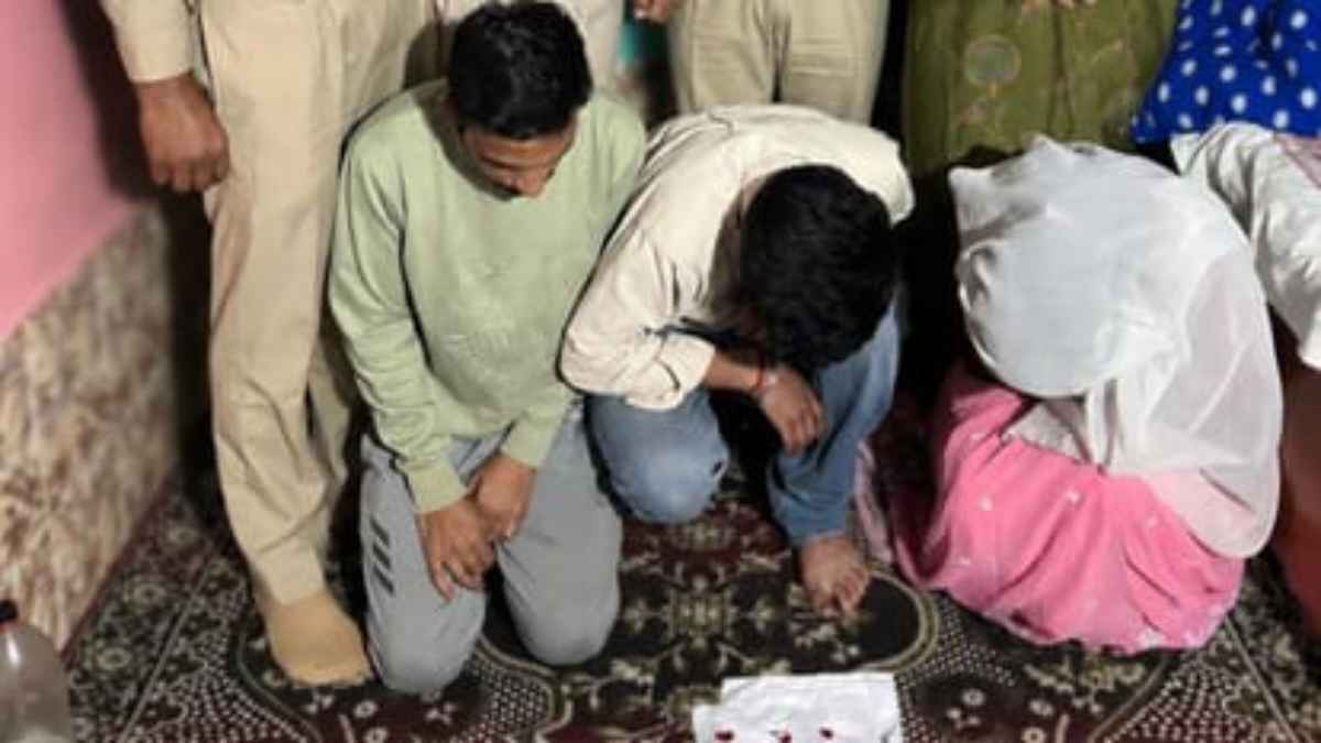 शिमला में ‘चिट्टा’ तस्करों पर पुलिस की बड़ी स्ट्राइक! कमरे में चल रहा था काला खेल, महिला समेत 3 गिरफ्तार Accused in police custody