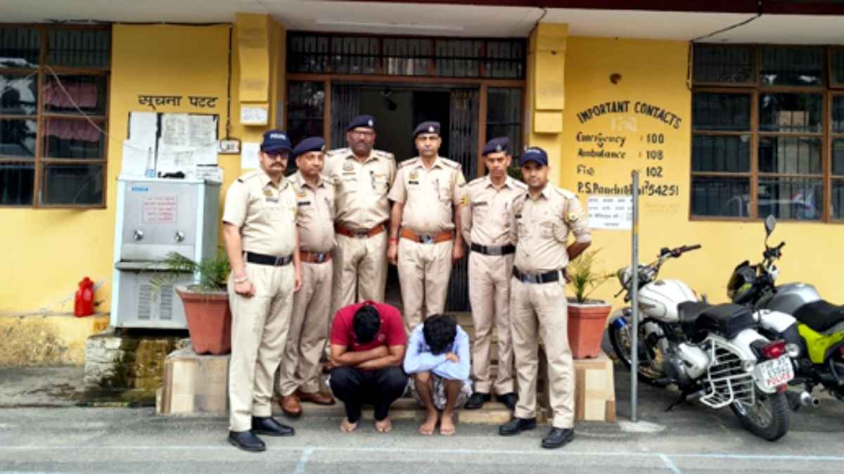 A huge consignment of drugs was recovered from a car