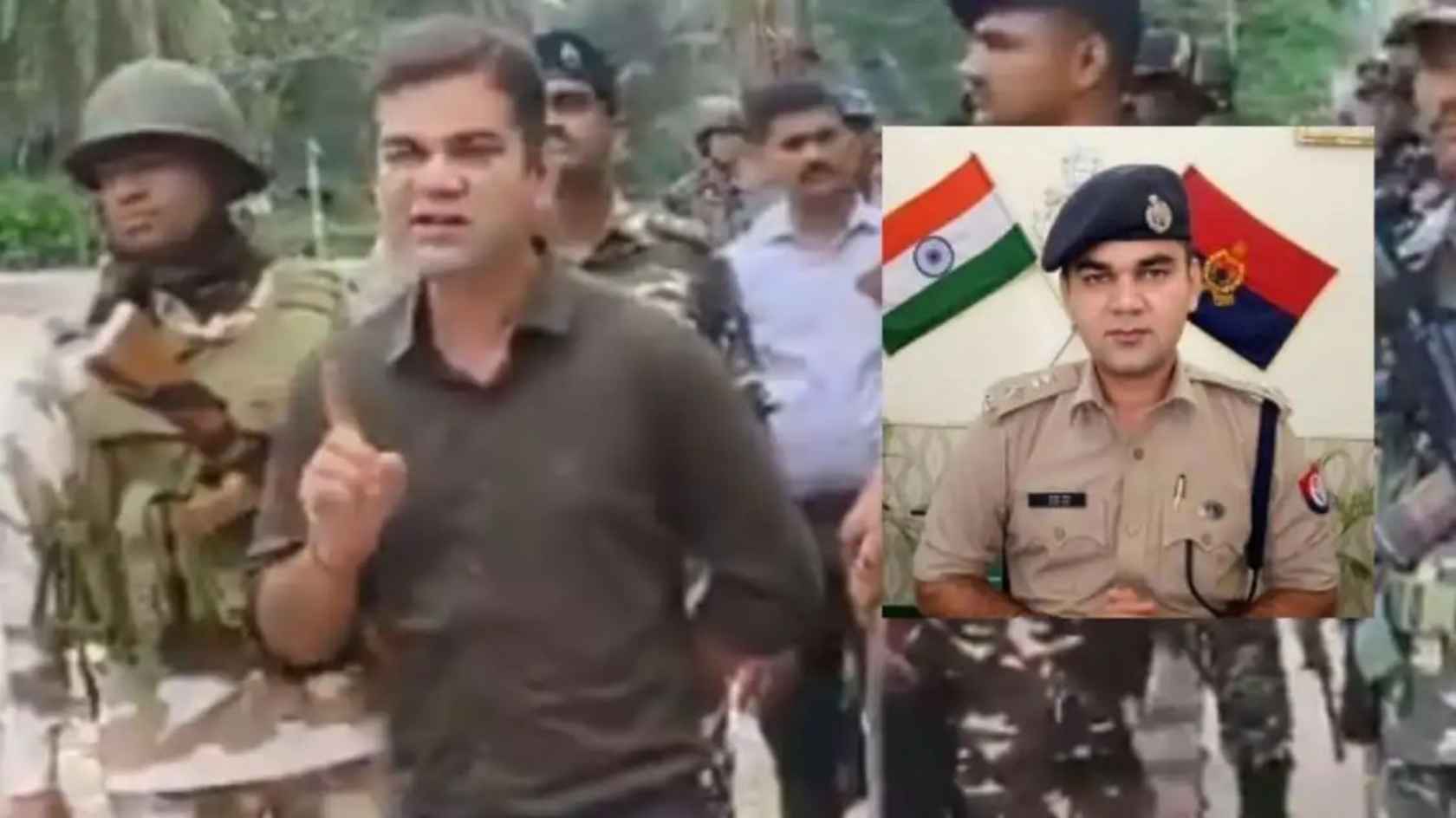 ‘यूपी के सिंघम’ ने बंगाल में टीएमसी प्रत्याशी को सुनाई चेतावनी, अखिलेश बोले- एजेंट भेज रही भाजपा Ajay Pal Sharma viral video West Bengal election 2026