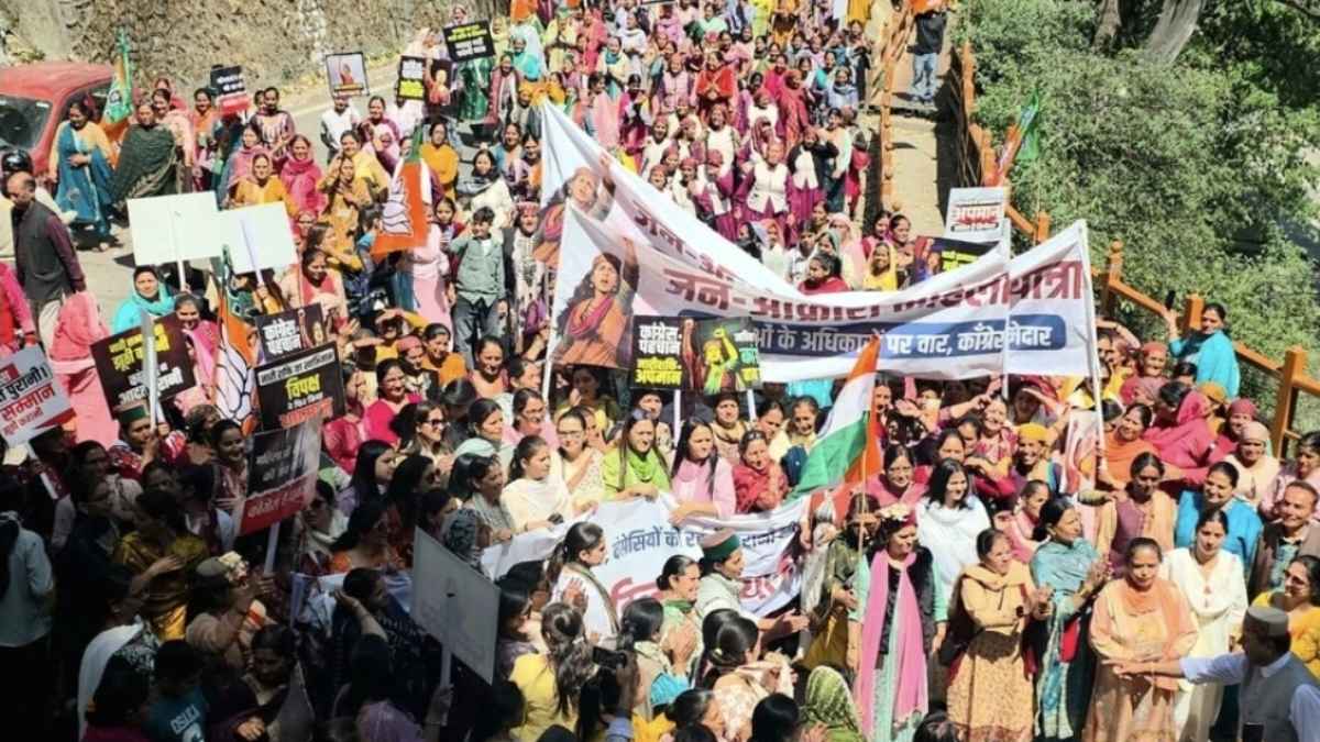 शिमला में नारी शक्ति का महासंग्राम: महिला आरक्षण पर कांग्रेस के खिलाफ भाजपा का हल्ला बोल, क्या पलट जाएगी हिमाचल की सियासत? BJP roars on Womens Reservation Amendment Bill