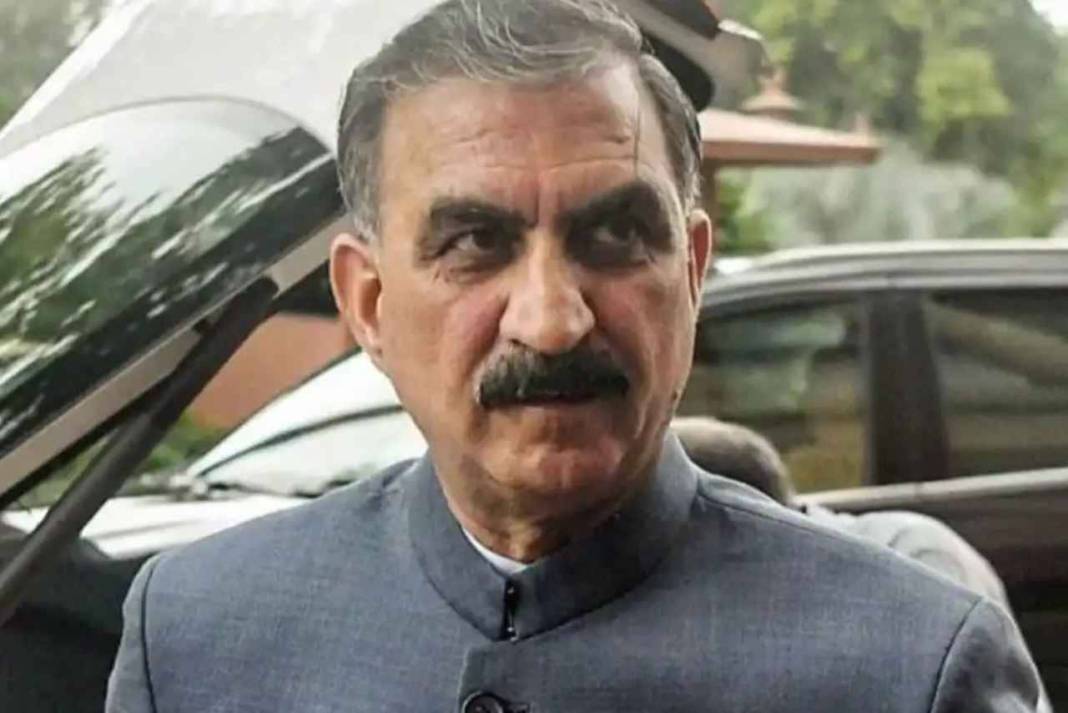 CM Sukhvinder Singh Sukhu