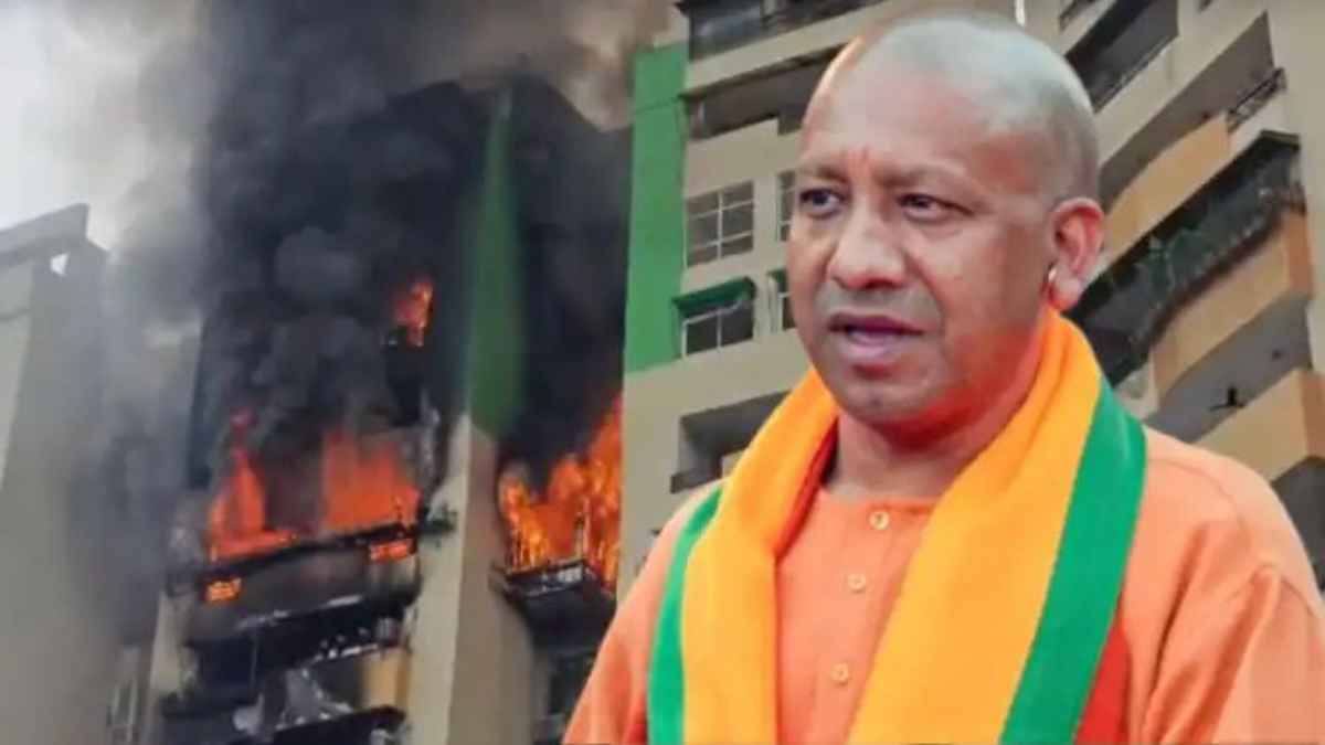 गाजियाबाद की पॉश सोसायटी में लगी भीषण आग, 4 मंजिलों के 6 फ्लैट खाक; CM योगी ने दिए सख्त जांच के आदेश GhaziabadFire