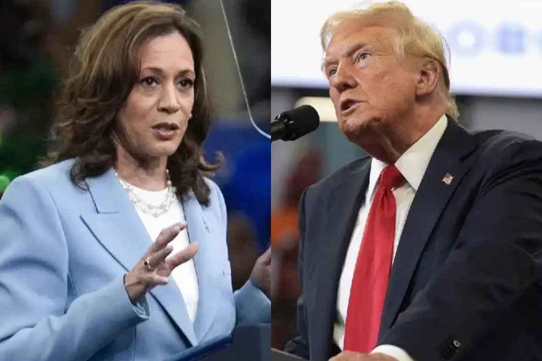 Kamala Harris and Donald Trump