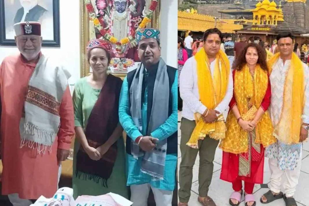 हिमाचल की सड़कों पर आम आदमी की तरह घूमते दिखे PM मोदी के भाई, सादगी देख सब रह गए हैरान! Prahlad Modi with his family-1