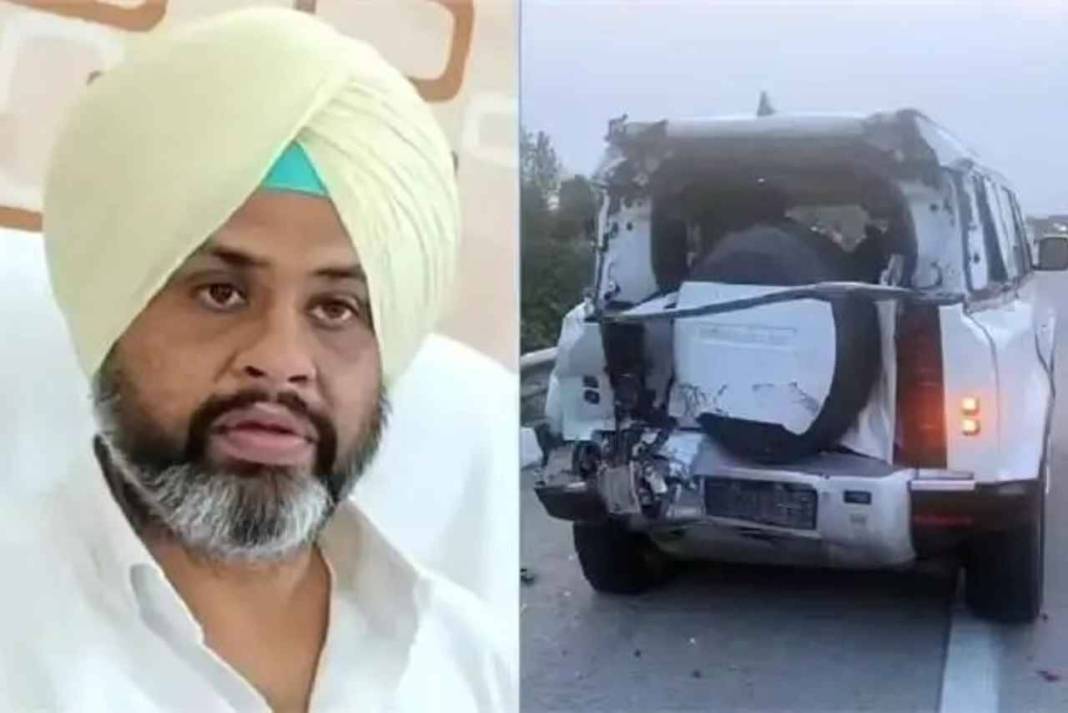 पंजाब कांग्रेस नेता खुशबाज जटाना का एक्सप्रेसवे पर भीषण हादसा, ट्रक ने लैंड रोवर को बनाया लोहे का ढेर, दो की मौत Punjab Congress Leader