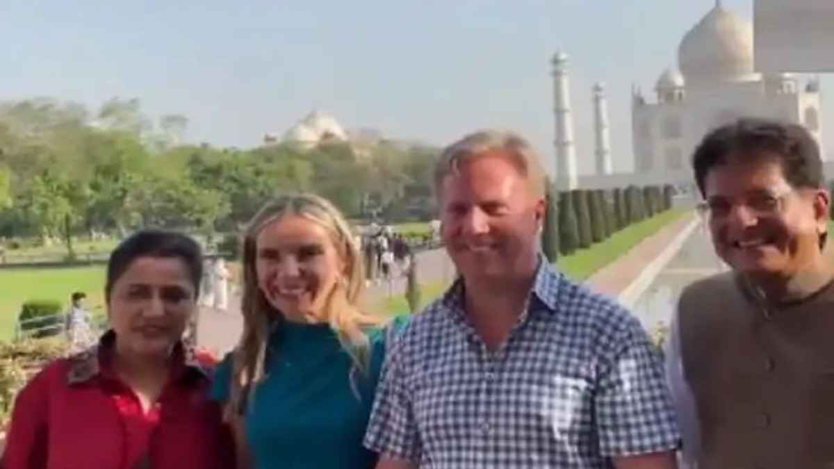 ताज के साये में भारत-न्यूजीलैंड की दोस्ती: पीयूष गोयल और टॉड मैक्ले ने आगरा में बनाया बड़ा आर्थिक प्लान Taj Mahal.