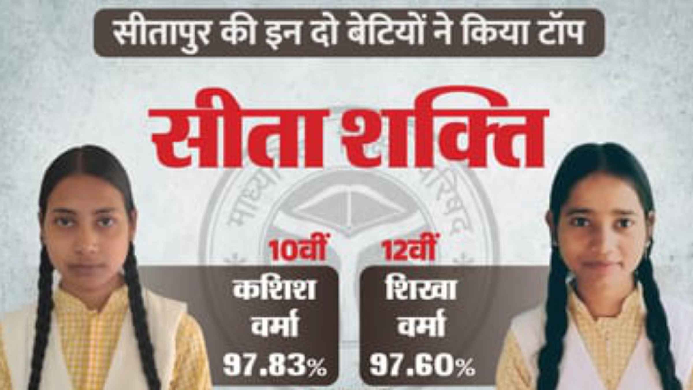 मां की बीमारी और गरीबी को मात देकर सीतापुर की कशिश वर्मा ने यूपी बोर्ड मेरिट में पाया शीर्ष स्थान UP Board 10th Result Sitapur