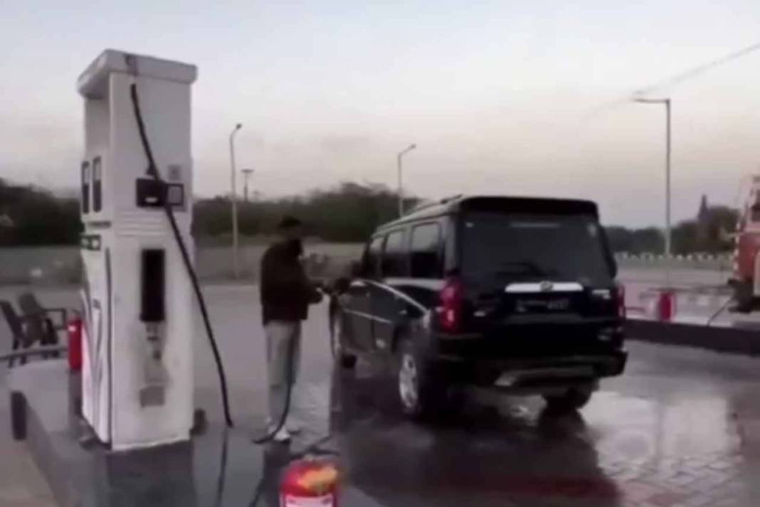 Video of washing car with diesel goes viral