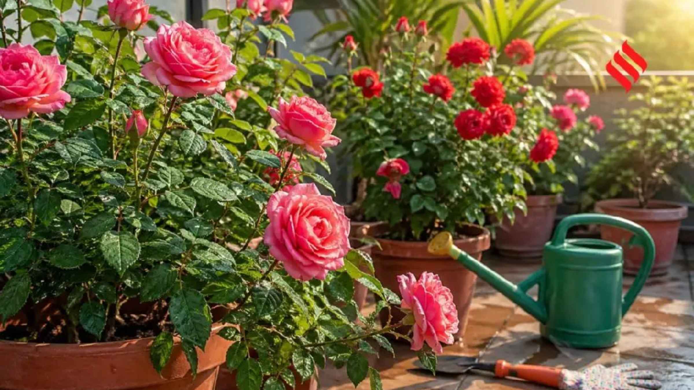 झुलसा देने वाली गर्मी में भी फूलों से लदा रहेगा गुलाब का पौधा, बस अपनाएं ये 7 जादुई टिप्स, पड़ोसी भी पूछेंगे राज! rose plant care tips summer gardening ideas