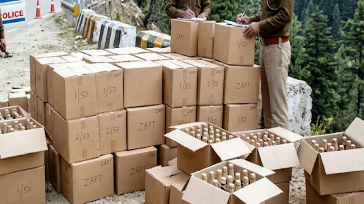stock of illegal liquor