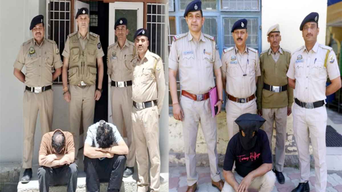 कुल्लू में ‘ड्रग माफिया’ का साम्राज्य ढहा: कसोल के होटल से पकड़े गए हाई-प्रोफाइल सौदागर, बैग से निकला मौत का सामान 3 smugglers arrested