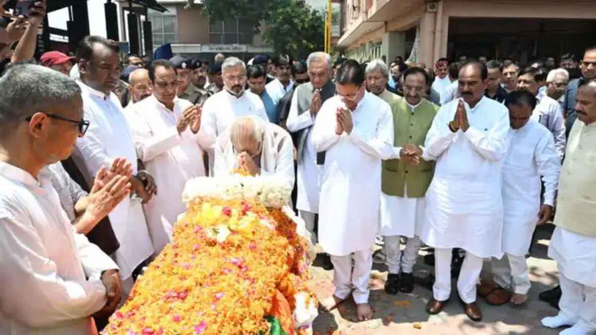 उत्तराखंड के पूर्व मुख्यमंत्री मेजर जनरल बीसी खंडूड़ी का अंतिम संस्कार, पूरे राजकीय और सैन्य सम्मान के साथ दी गई विदाई BCKhanduri