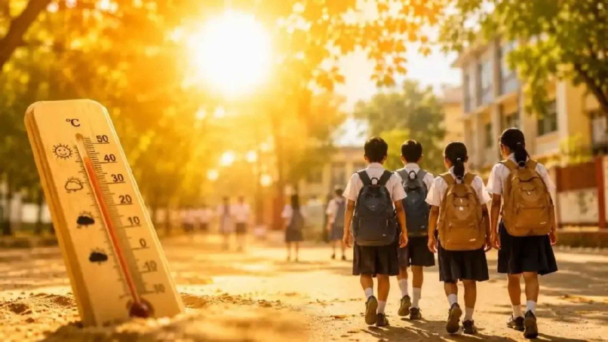 बिहार में आसमान से बरस रही आग, पटना में 11 बजे बंद होंगे स्कूल, जानें आपके जिले में कब होगी झमाझम बारिश? Bihar Weather School Timings Changed