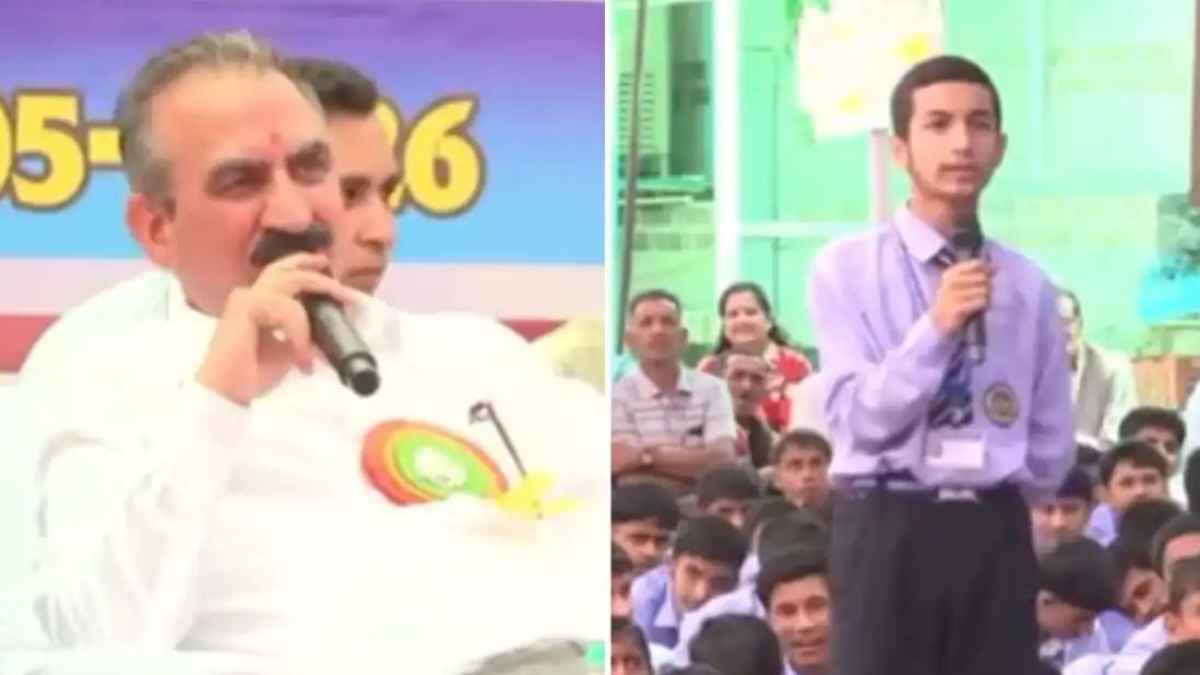 नेरवा स्कूल में छात्र के सवाल पर मुस्कुराए सीएम सुक्खू, बोले- एमएलए बनने का एग्जाम सबसे कठिन CM Sukhu