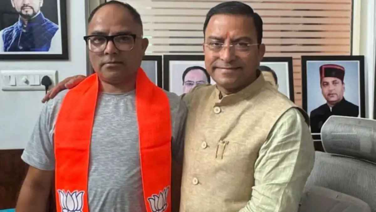 हिमाचल में सियासी भूकंप: कांग्रेस को लगा बड़ा झटका, चुनाव से पहले दिग्गज नेताओं ने छोड़ा साथ! Congress covering candidate joins BJP