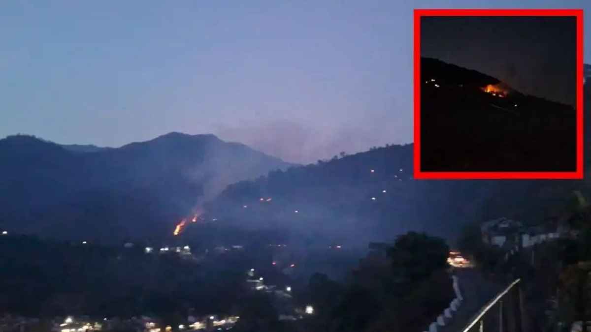 Kasauli Forest Fire: कसौली के जंगलों में लगी भीषण आग, करोड़ों की वन संपदा खाक, अब आसमान से बरसेगा पानी Kasauli forests are burning