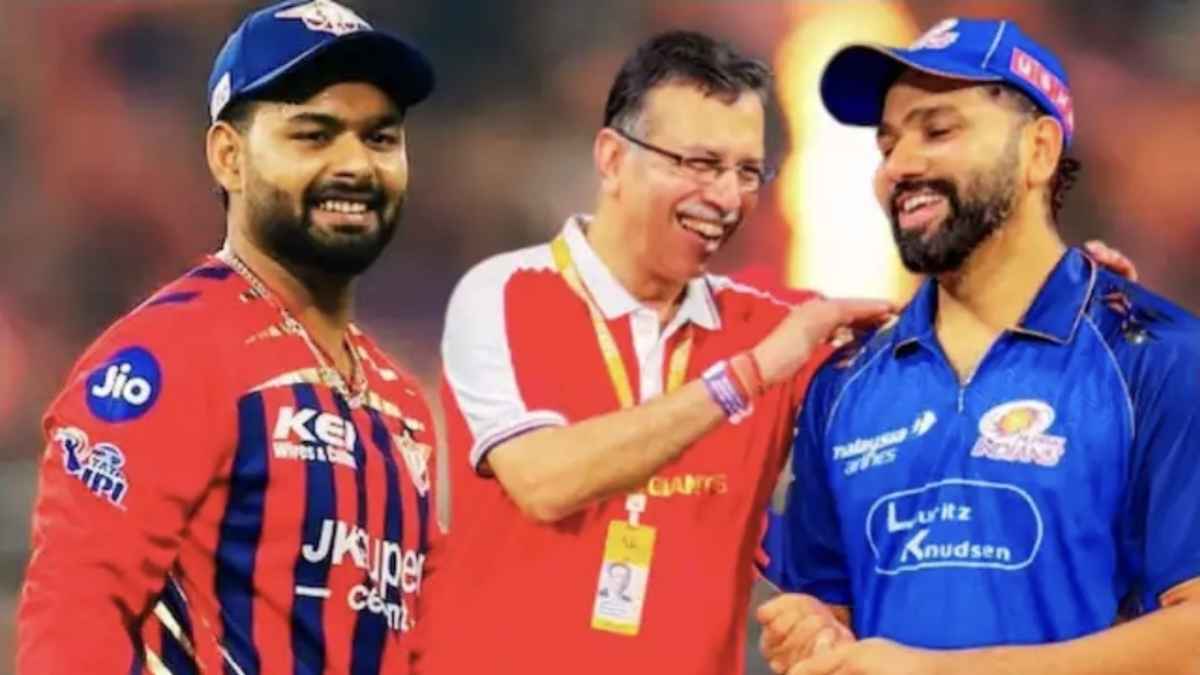 रोहित शर्मा को 50 करोड़ में खरीदें और पंत को हटाएं! संजीव गोयनका की तस्वीर पर एलएसजी फैंस की बड़ी मांग LSG owner Sanjiv Goenka with Rohit Sharma