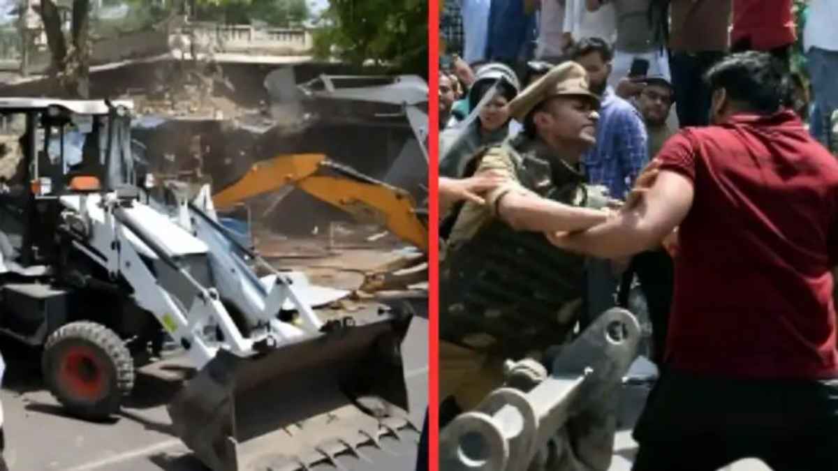 लखनऊ कचहरी में हाई कोर्ट के आदेश पर चला बुलडोजर: वकीलों का भारी हंगामा और पथराव, पुलिस ने भांजी लाठियां LawyersProtest