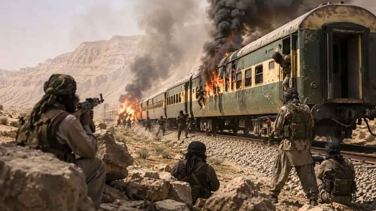 पाकिस्तान के क्वेटा में सैन्य शटल ट्रेन पर भीषण आत्मघाती हमला, 24 से ज्यादा लोगों की दर्दनाक मौत, जानिए पूरी खौफनाक दास्तान Major attack by Baloch Liberation Army