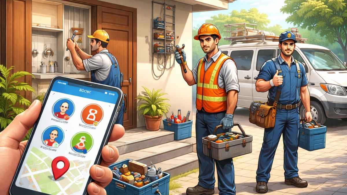 Mechanic Plumber Electrician on App