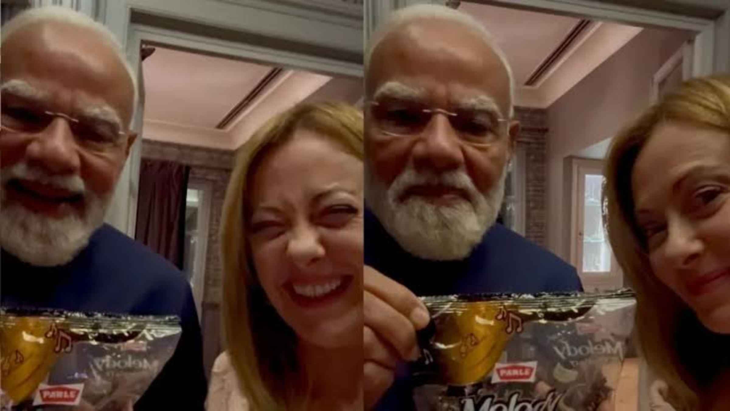 पीएम मोदी ने इतालवी प्रधानमंत्री जॉर्जिया मेलोनी को दिया अनोखा सरप्राइज गिफ्ट, सोशल मीडिया पर वायरल हुआ यह बेहद खूबसूरत वीडियो! Melodi Viral Video Update