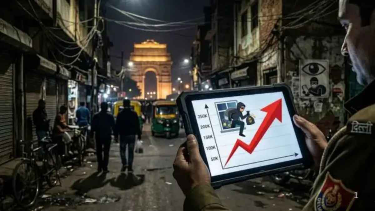 NCRB की रिपोर्ट: चोरी के मामलों में दिल्ली ने बनाया खौफनाक रिकॉर्ड, हर दिन दर्ज हो रहे 497 मामले NCRBReport