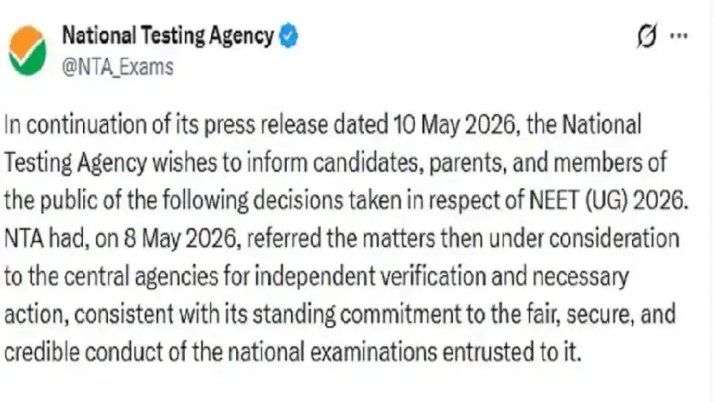 NEET UG 2026 Paper Leak News