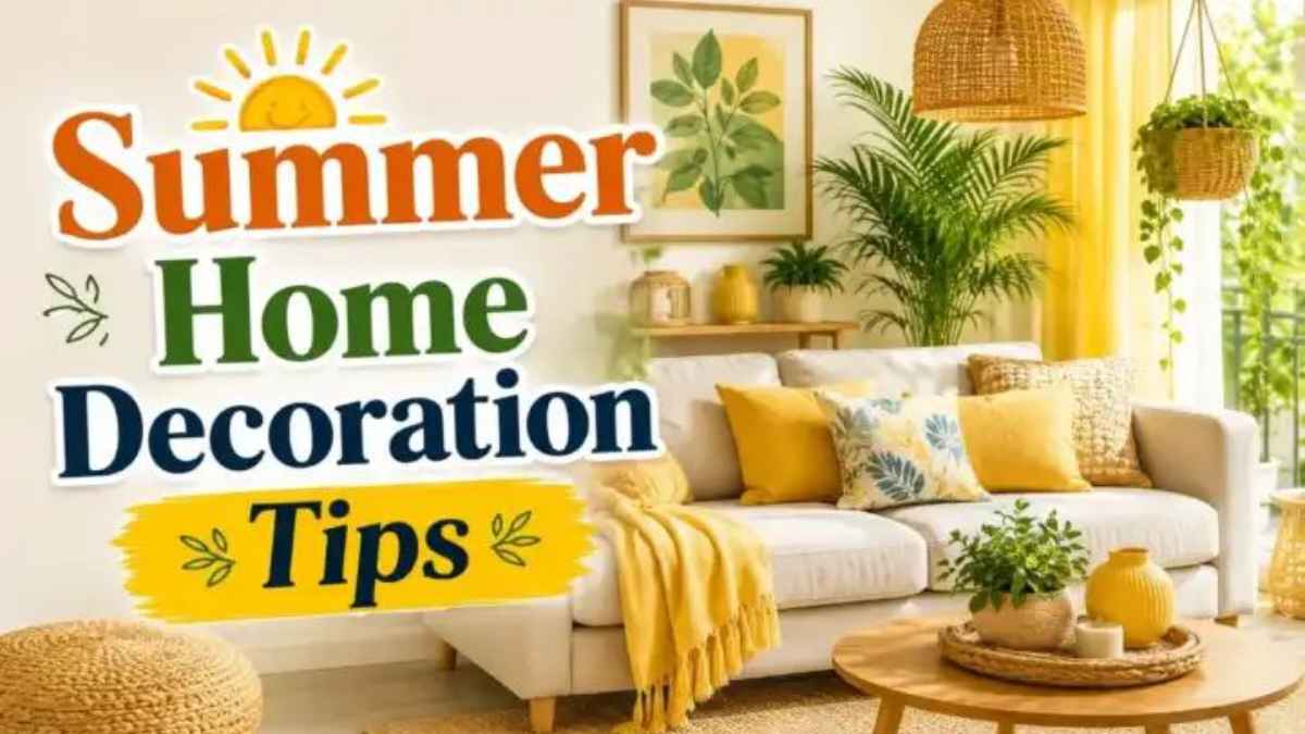 Summer Home Decor Trends 2026: तपती गर्मी में घर को दें ‘कूल’ और एलिगेंट लुक, बस अपनाएं ये 5 ट्रेंडी टिप्स SummerHomeDecor
