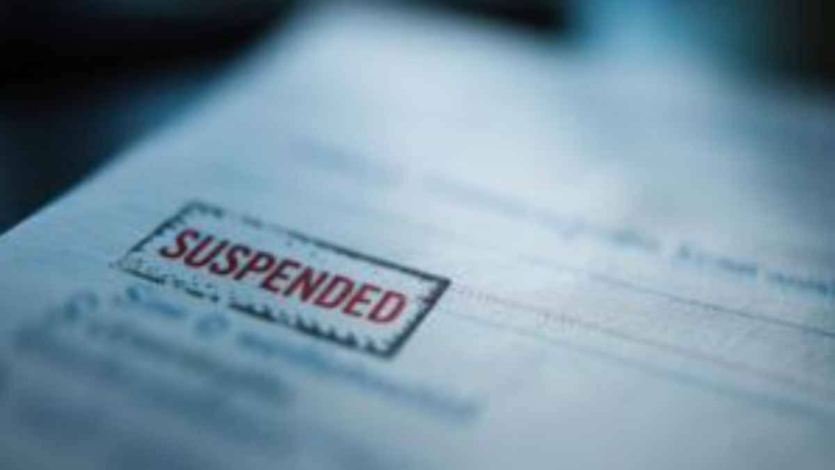 Suspended 