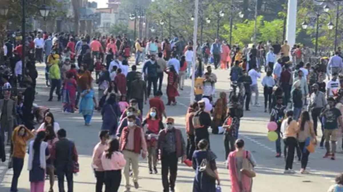 Tourists in Shimla