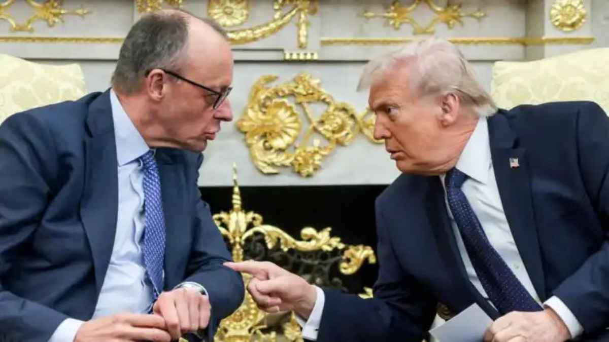 Trump and Friedrich Merz