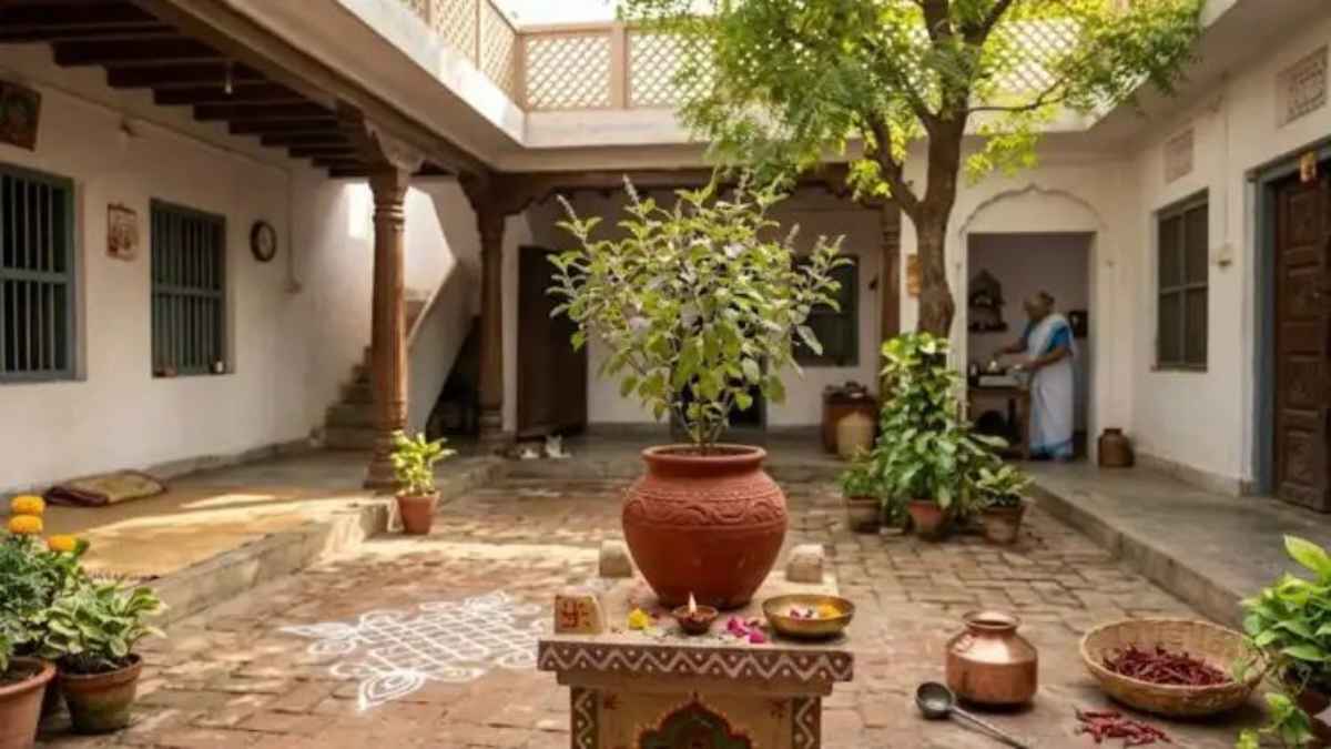 घर के आंगन में तुलसी का पौधा लगाना क्यों माना जाता है वरदान? धार्मिक महत्व के साथ जानें चमत्कारी फायदे TulsiPlant