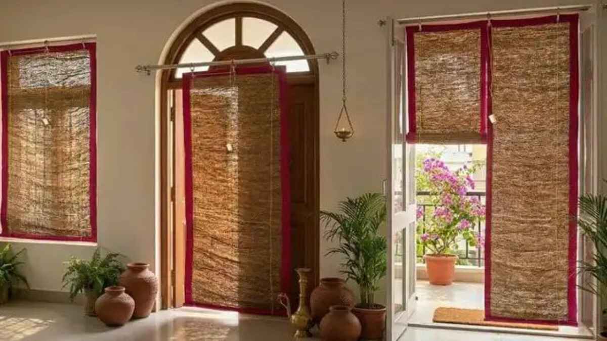 AC की छुट्टी! घर को ‘नेचुरल एयर कंडीशनर’ बना देंगे खस के पर्दे, चिलचिलाती गर्मी में भी मिलेगी शिमला जैसी ठंडक eco friendly cooling