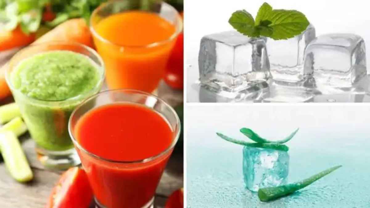 गर्मियों में दमकती त्वचा का राज: सादे पानी की जगह आजमाएं इन 5 खास चीजों के आइस क्यूब्स ice drink