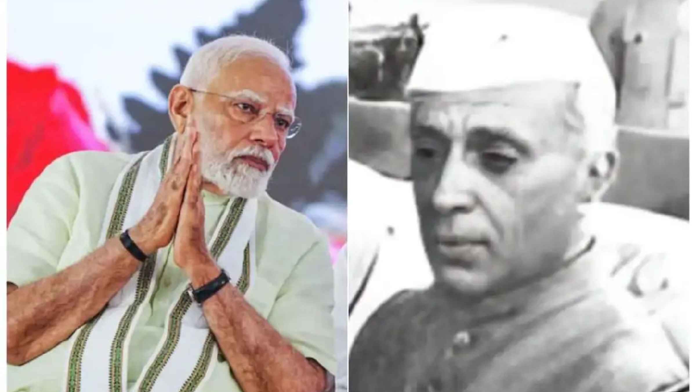 narendra modi jawaharlal nehru