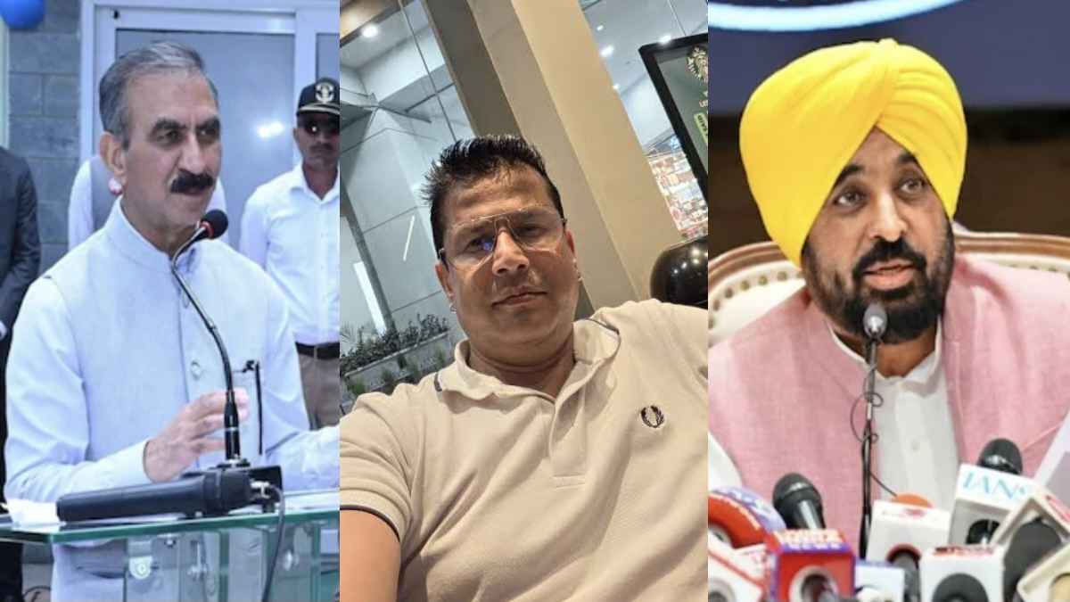 CM Sukhu Neeraj Bharti and Bhagwant Maan