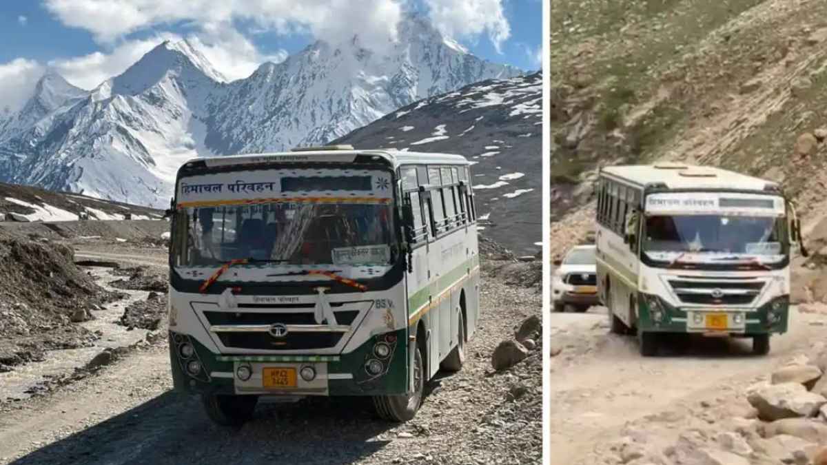Himachal HRTC Bus: सैलानियों के लिए खुशखबरी, 15 हजार फीट ऊंचे कुंजम दर्रे के लिए बस सेवा शुरू, चंद्रताल जाना हुआ आसान HRTC Bus