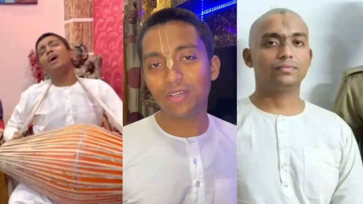 मथुरा में आईआईटी पासआउट फर्जी बाबा गिरफ्तार, गंधर्व विवाह के नाम पर छात्राओं का ब्रेनवॉश कर करता था गंदा काम IITian Baba Abhishek Mishra alias Adikarta Narayan Das