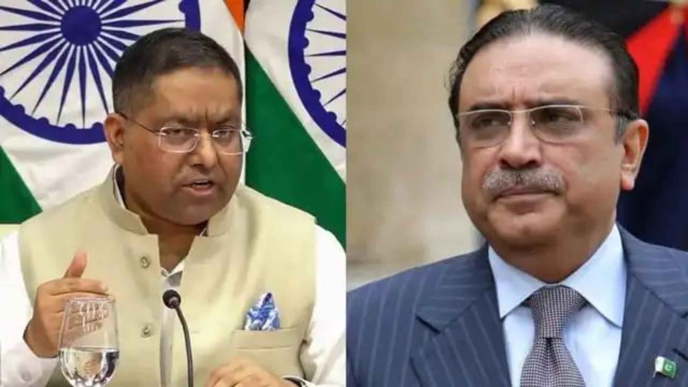 पाकिस्तानी राष्ट्रपति जरदारी ने भारत को दी ‘बर्बादी’ की गीदड़भभकी, नई दिल्ली ने कड़े शब्दों में दिया मुंहतोड़ जवाब India Pakistan Dispute Asif Ali Zardari Statement