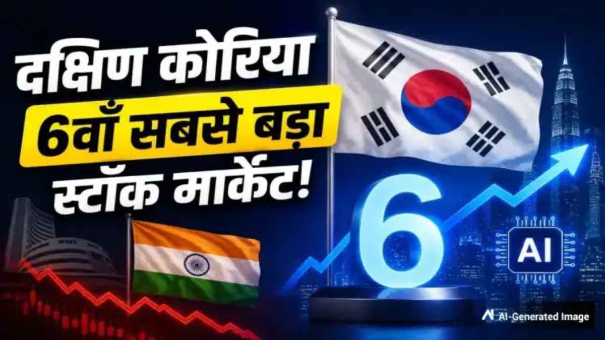 Global Market Shock: भारत को पछाड़कर नंबर 6 पर पहुंचा यह एशियाई देश, क्या डूब रहा है घरेलू शेयर बाजार? IndiaVsSouthKorea