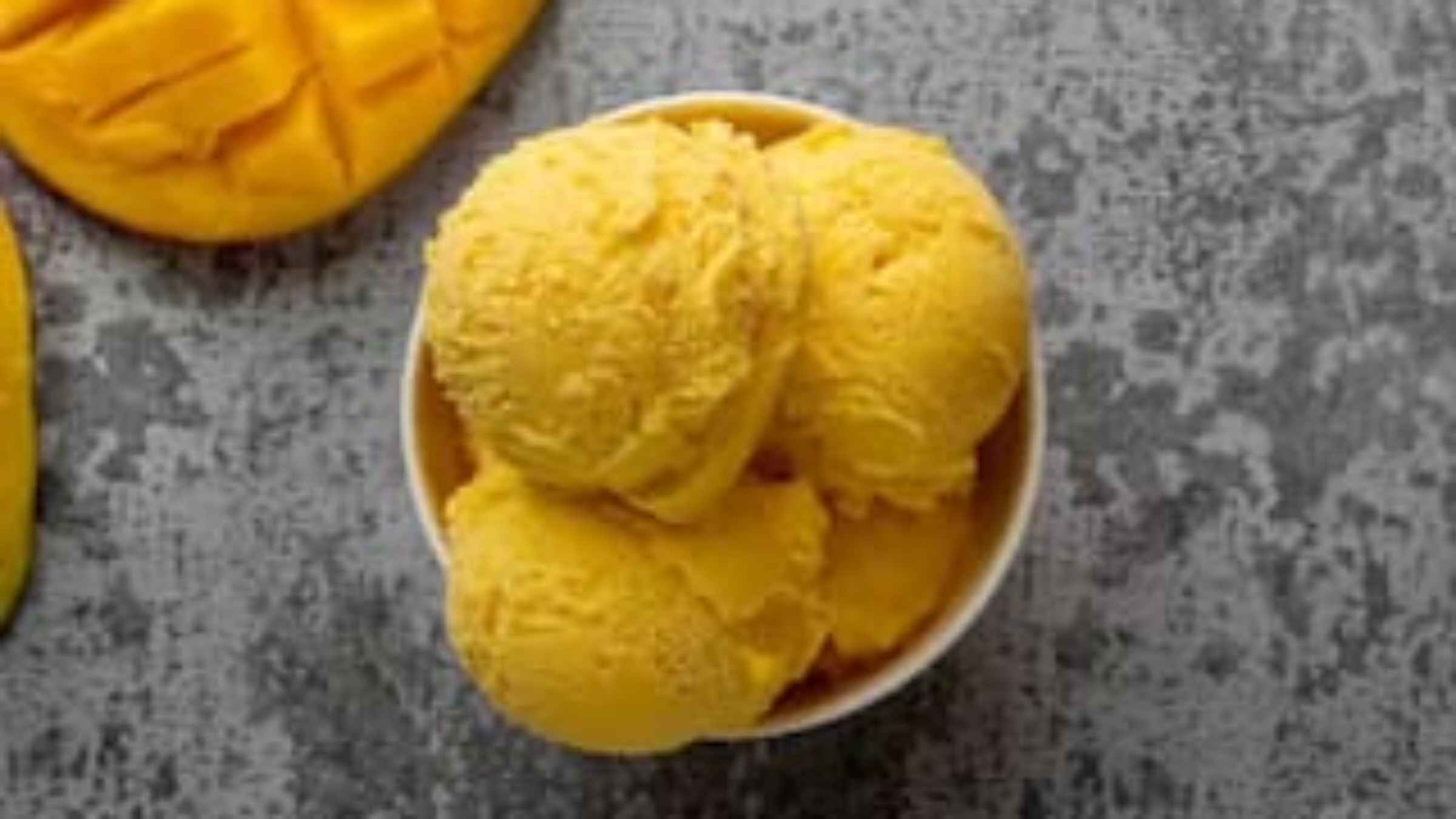 Mango Ice Cream Recipe 