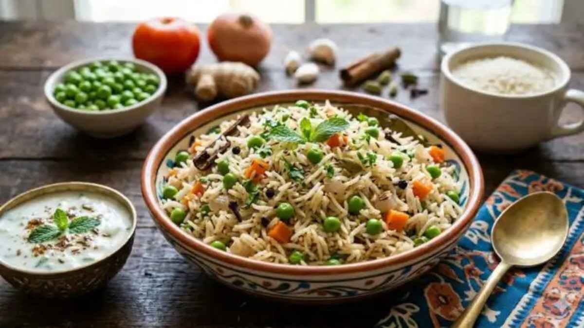 गर्मियों में रोटी-सब्जी से हो गए हैं बोर? मिनटों में बनाएं यह स्पेशल मसालेदार मटर पुलाव, उंगलियां चाटते रह जाएंगे बच्चे! MatarPulao