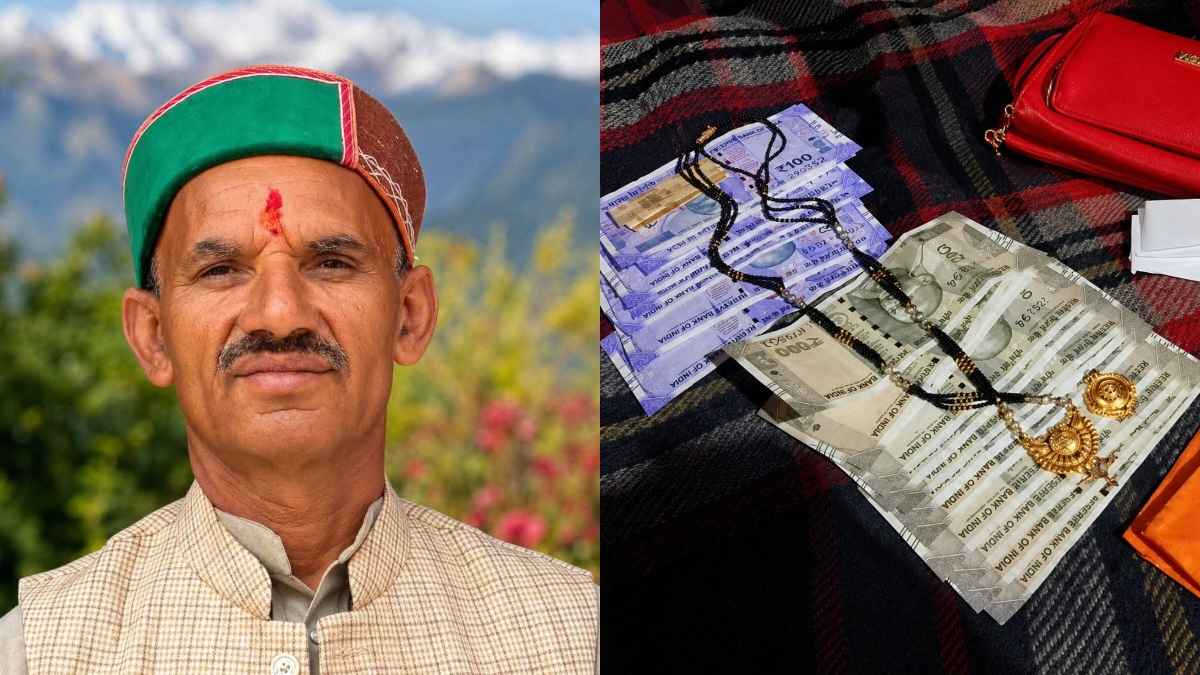 चूड़धार में ईमानदारी की मिसाल, 5 लाख के गहनों से भरा पर्स लौटाकर सिरमौरी पुजारी ने जीता श्रद्धालुओं का दिल Prist of Churdhar Temple