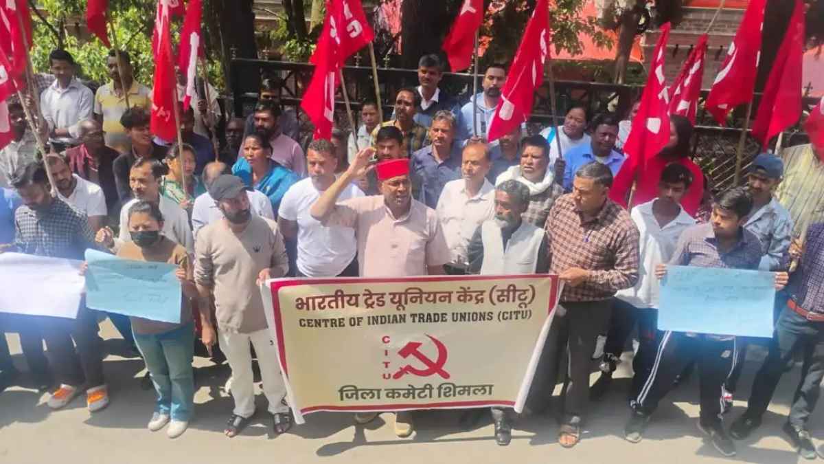 Protest in Shimla