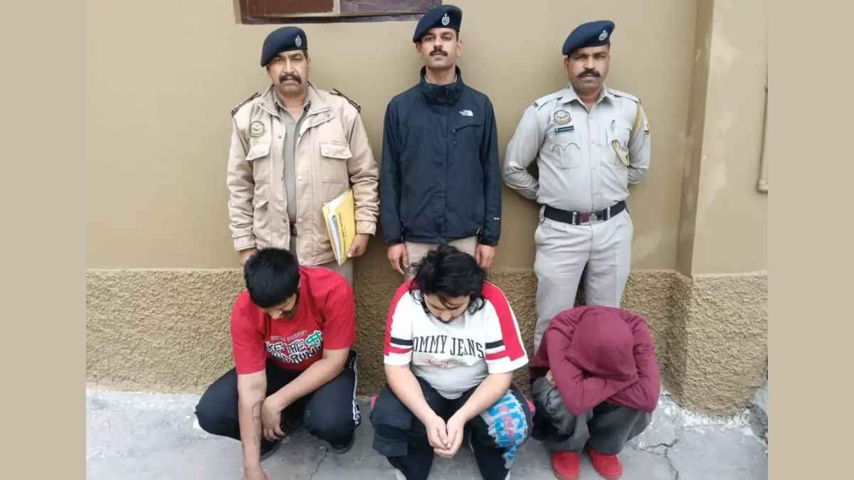 Three youths from Chandigarh arrested