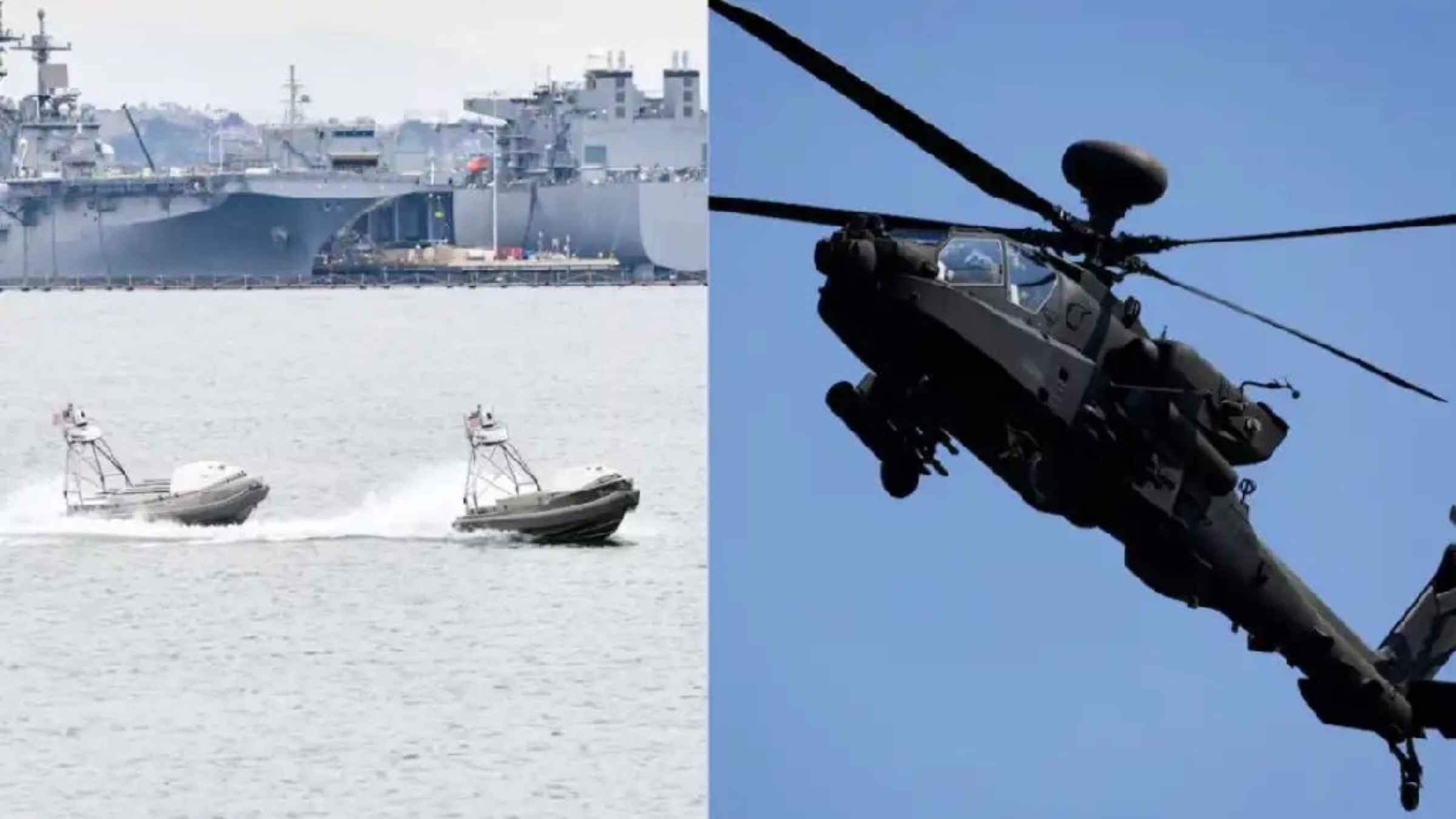 US Iran Tension AI Drone Boat