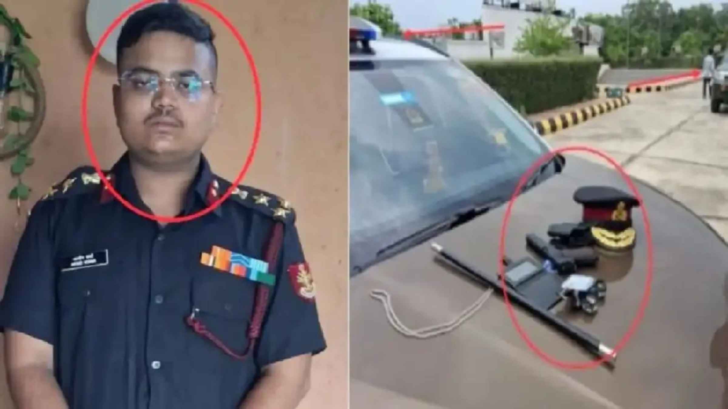 fake army officer arrested  up police news